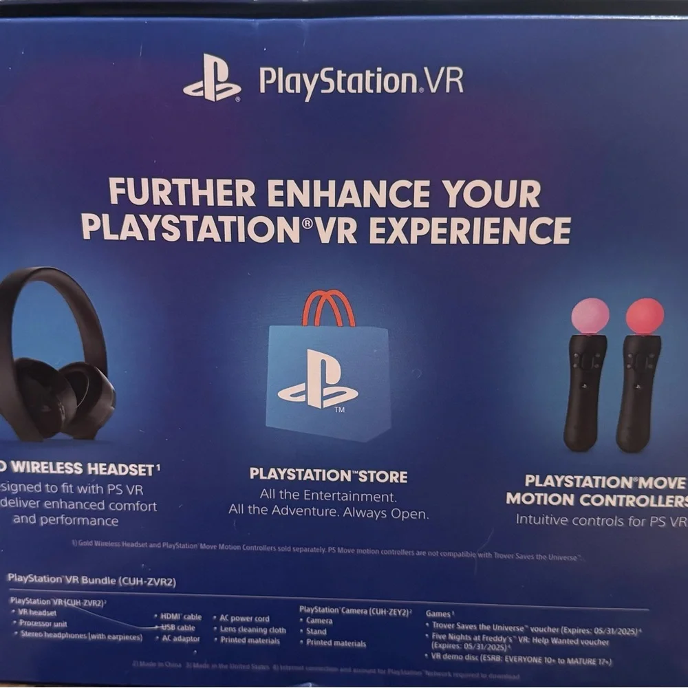 Sony Blue VR Headset for PC and Console